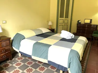 Letto o letti in una camera di Zhara Buda