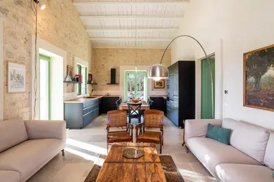Area soggiorno di Casa Gna Razia - IsulaTravel