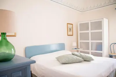 Letto o letti in una camera di CaleidoScopio Blu