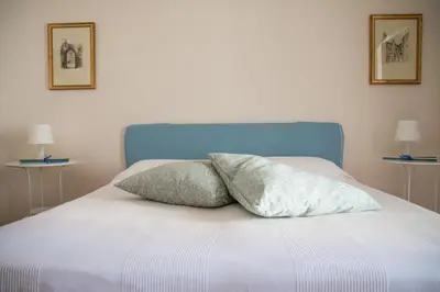 Letto o letti in una camera di CaleidoScopio Blu
