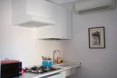 Cucina o angolo cottura di Caleidoscopio Rosso