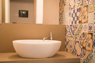 Bagno di Caleidoscopio Rosso