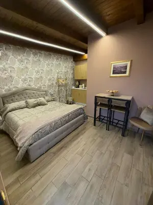 Letto o letti in una camera di Casa Vacanze Jennifer