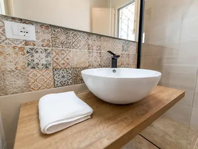 Bagno di Apartment Wohnung in Noto mit Terrasse- gemeinsamem Pool und Garten by Interhome