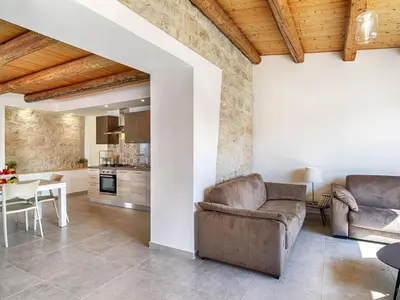Area soggiorno di Holiday Home Villa Belvedere by Interhome