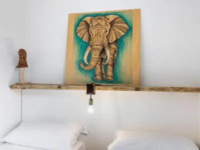 Letto o letti in una camera di Holiday Home Villa Scrusciu Ri Mari- privater Pool- Noto by Interhome