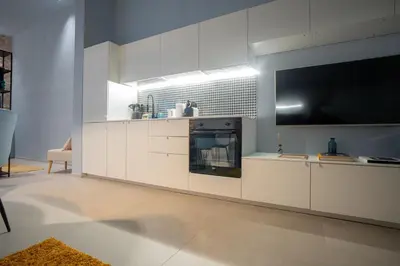 Cucina o angolo cottura di Habibi al mare