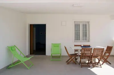 Area soggiorno di 83 steps from the sea Sea-view terrace