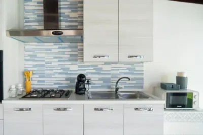 Cucina o angolo cottura di Villa Solemare