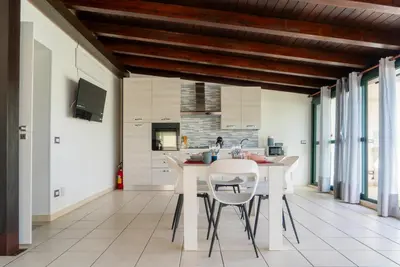 TV o dispositivi per l'intrattenimento presso Villa Solemare