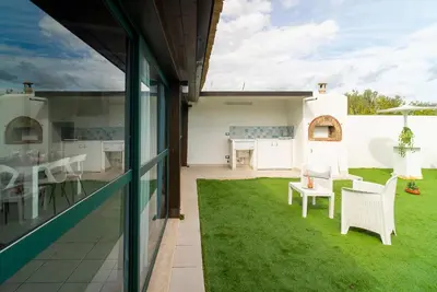 Patio o area all'aperto di Villa Solemare