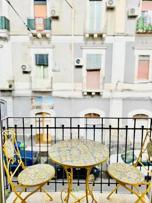 Balcone o terrazza di Sunrise Sea-View 'Artpartment' with 3 Balconies