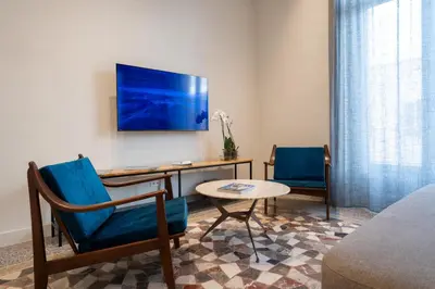 TV o dispositivi per l'intrattenimento presso Residenza 2 Venti by Ortigia Apartments