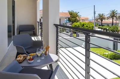 Balcone o terrazza di Golden Bay Appartments