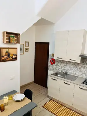 Cucina o angolo cottura di La Casetta di Lu