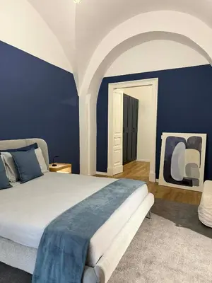 Letto o letti in una camera di Casa Vanagghi