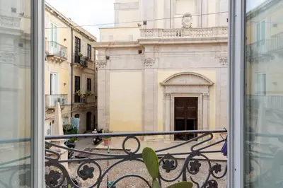 Balcone o terrazza di GuestHost - Quattro Cuori Ortigia Comfy Studio