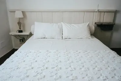 Letto o letti in una camera di Villa Hybla appartamento Medea