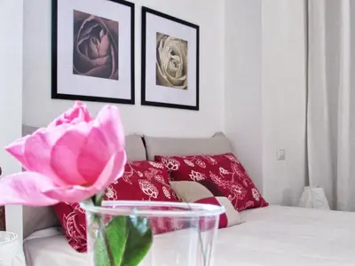 Letto o letti in una camera di Dimora La Rosa Barocca