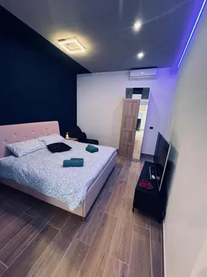 Letto o letti in una camera di Moonlight Etna B&B Catania