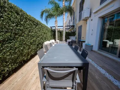 Balcone o terrazza di Apartment Wohnung Two Palms by Interhome