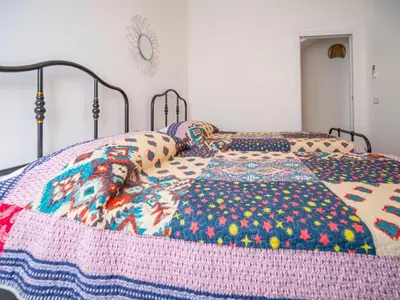 Letto o letti in una camera di Apartment Villa Nisa Wohnung by Interhome
