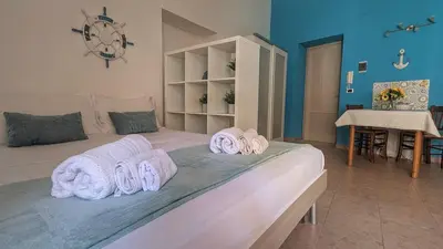 Letto o letti in una camera di Casa Turchese