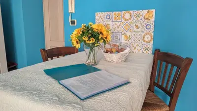 Letto o letti in una camera di Casa Turchese