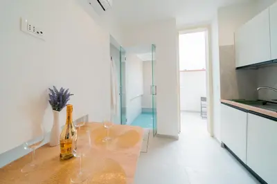 Cucina o angolo cottura di Sicilian Jacuzzi stay - 2BR