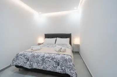 Letto o letti in una camera di Sicilian Jacuzzi stay - 2BR