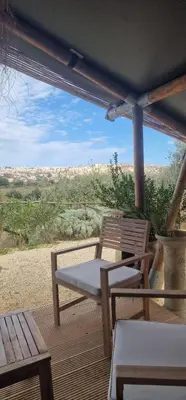 Balcone o terrazza di Oasi conca d'oro glamping