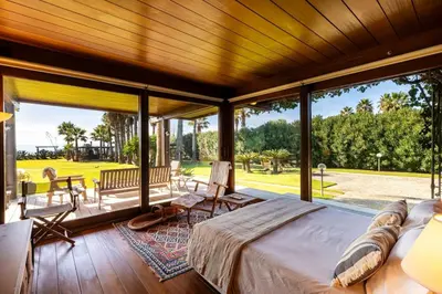 Letto o letti in una camera di Villa Giorgione - IsulaTravel