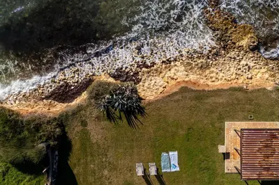 Paesaggio naturale nelle vicinanze della villa