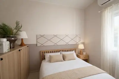 Letto o letti in una camera di Three Lemons House
