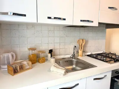 Cucina o angolo cottura di Brezza Marina Borgo Rio Favara