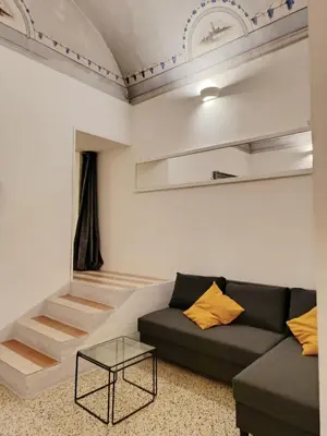 Area soggiorno di Fresco Apartment with Terrace