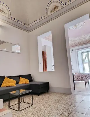 Area soggiorno di Fresco Apartment with Terrace