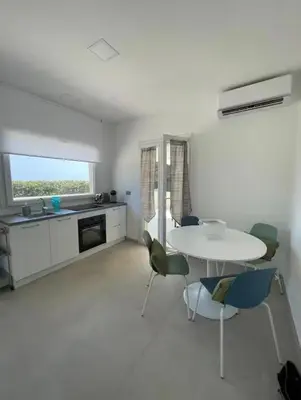 Cucina o angolo cottura di Casa delle Antille vista mare