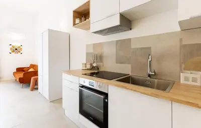 Cucina o angolo cottura di Pindaro House by Ortigia Apartments