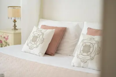 Letto o letti in una camera di Relais Villa Sofea