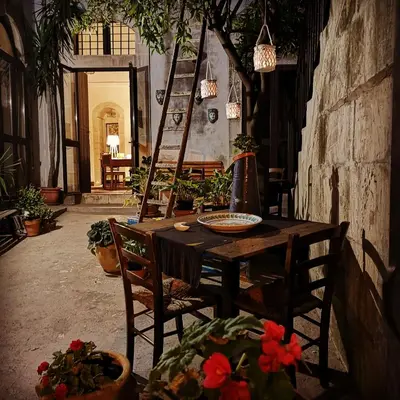 Area soggiorno di Residenza Donnafugata B&B