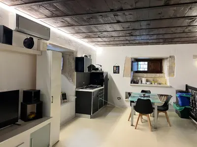 Cucina o angolo cottura di le c'Ortigiane di via mergulensi