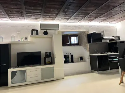 Cucina o angolo cottura di le c'Ortigiane di via mergulensi