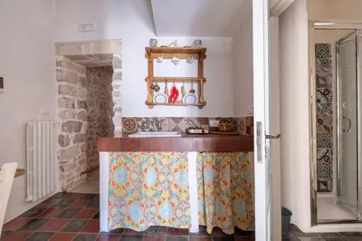 Bagno di SI-Moutique Le Case degli Avi barocche, con terrazza panoramica