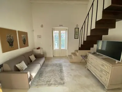 TV o dispositivi per l'intrattenimento presso Scilla Maris Charming Suites