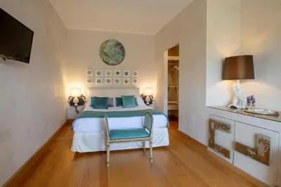 Letto o letti in una camera di Zahir Country House Boutique Hotel Noto