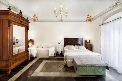 Letto o letti in una camera di Sabbinirica