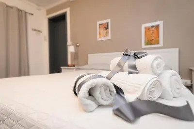 Letto o letti in una camera di Canova apartment
