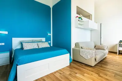 Letto o letti in una camera di MarLove Sea View with Private Access to the Sea