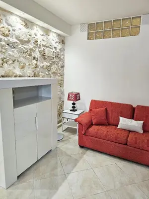 Area soggiorno di Ariel Apartment Ortigia Siracusa